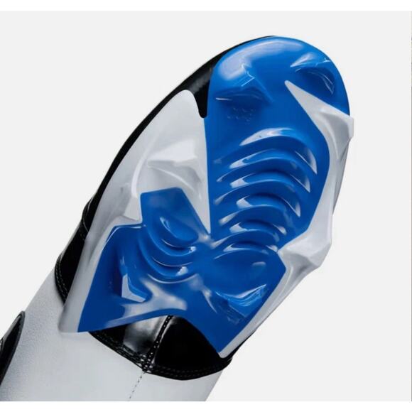 Jordan 1 Low TD Football Cleat Game Royal Blue White Men's size 13 (FJ6245-401) - Picture 2 of 6